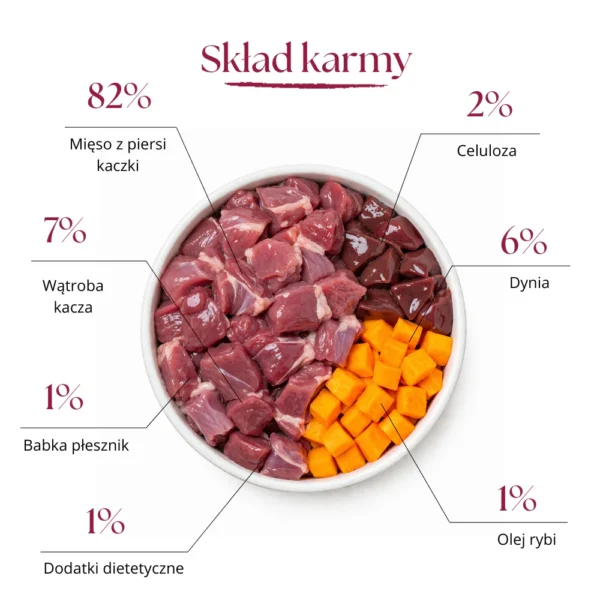 Duck and pumpkin soup 10 pcs. - freeze-dried complete food for dogs