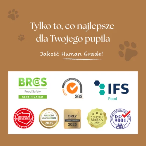 Complementary food for dogs, freeze-dried chicken wafers (mix of flavors)